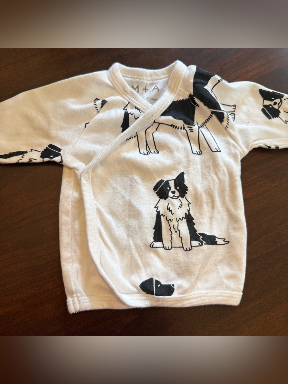 Monica & Andy Dog Print Shirt 0-3 months